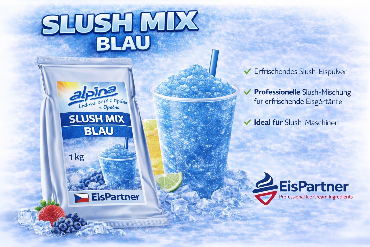 Slush Mix Blau 1 kg