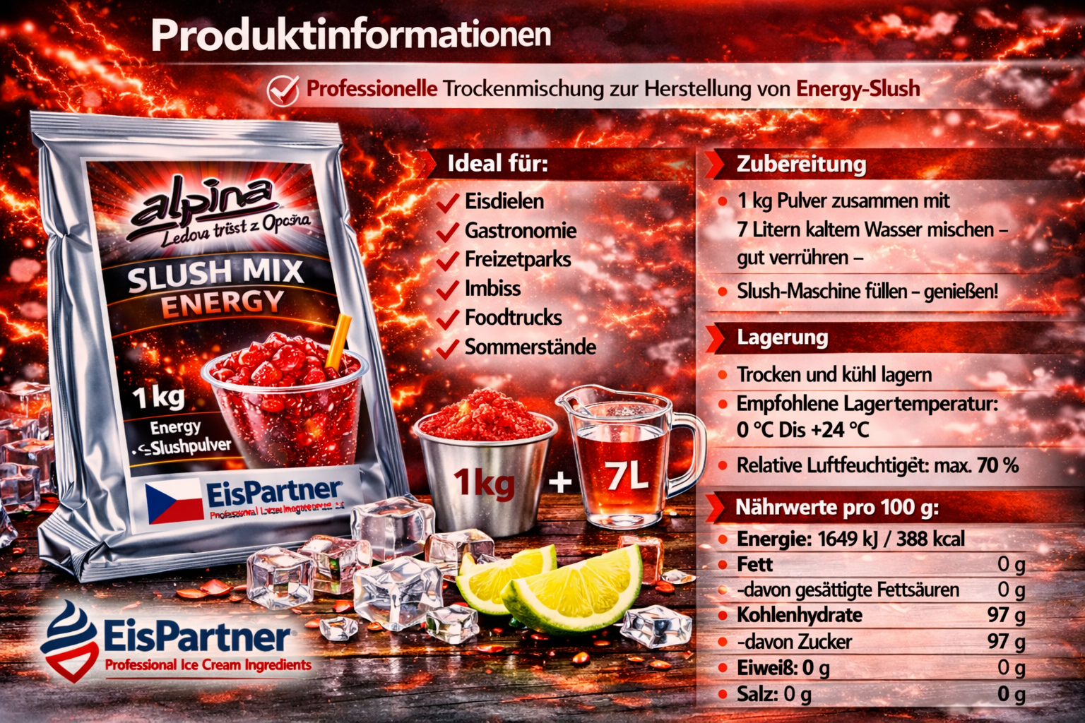 Slush Mix Ice Energy 1 kg