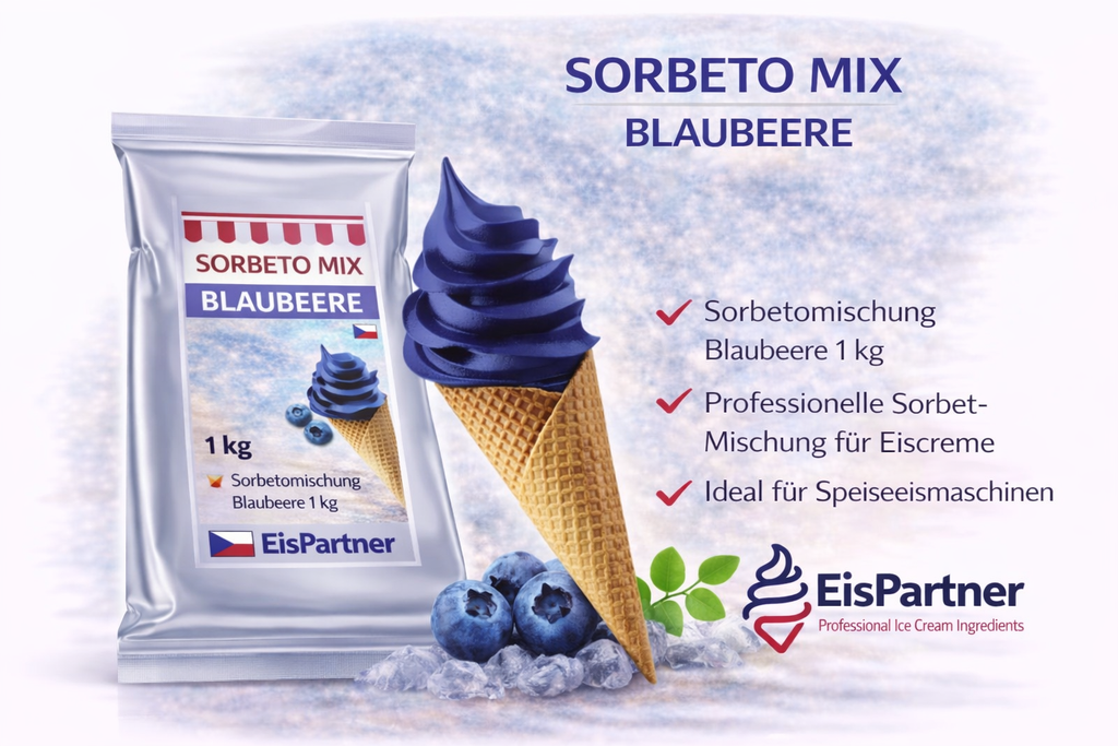 Sorbeto Frucht Mix Blaubeere 1 kg