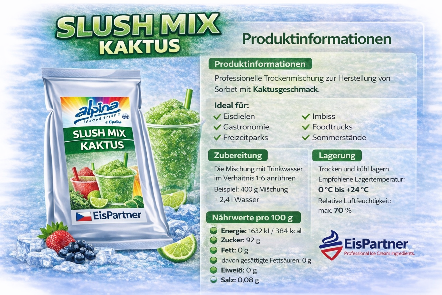 Slush Mix Kaktus 1 kg