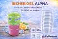 PET-Becher 0,5 l – 50 Stück