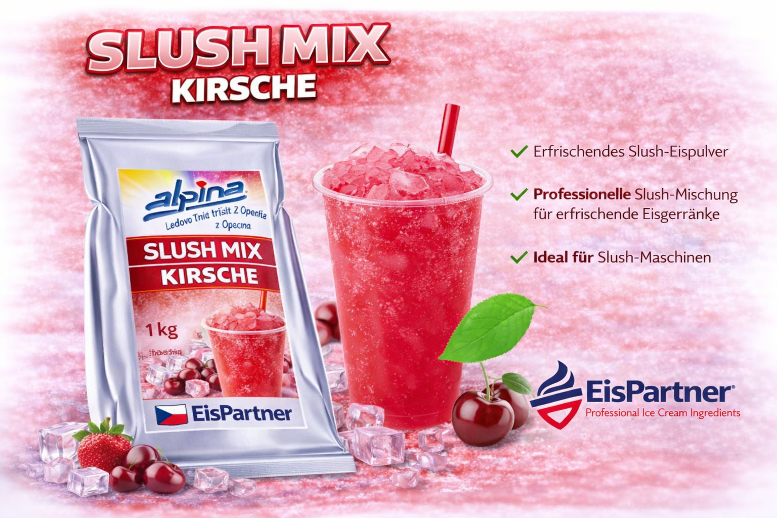 Slush Mix Kirsche 1 kg